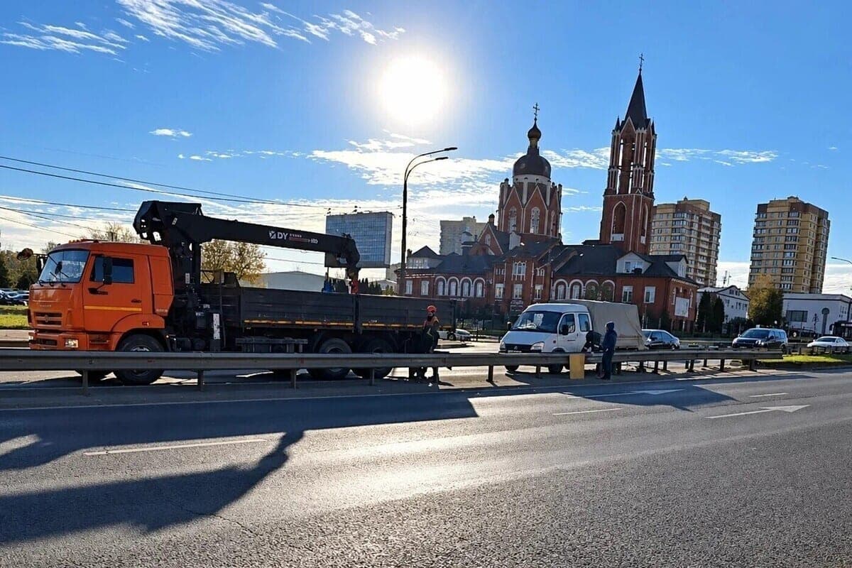 В Щёлкове с 29 октября вводят временную схему движения на мосту через Клязьму