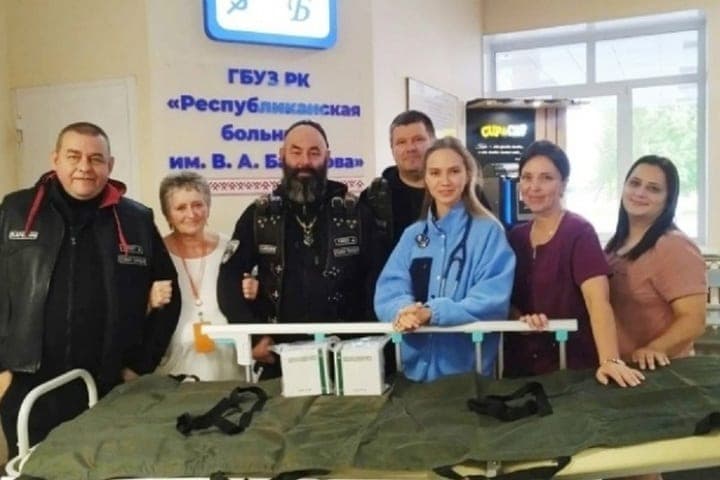 Karelian bikers supported the main hospital of Petrozavodsk