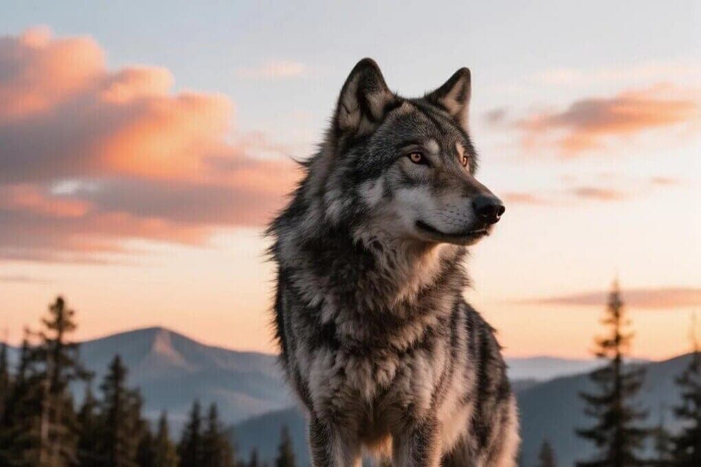 In Dmitrov district, wolves come to people