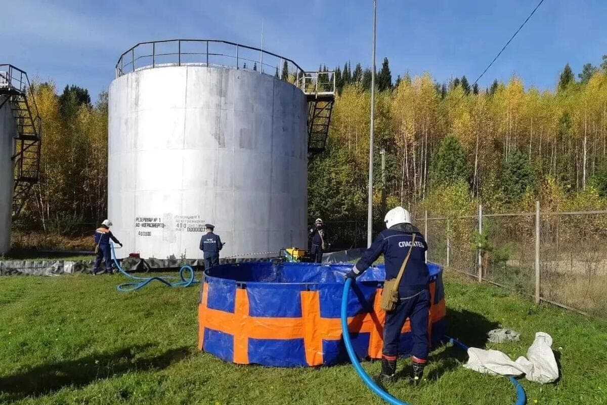 In Ugra, power engineers worked out the elimination of fuel spills at facilities
