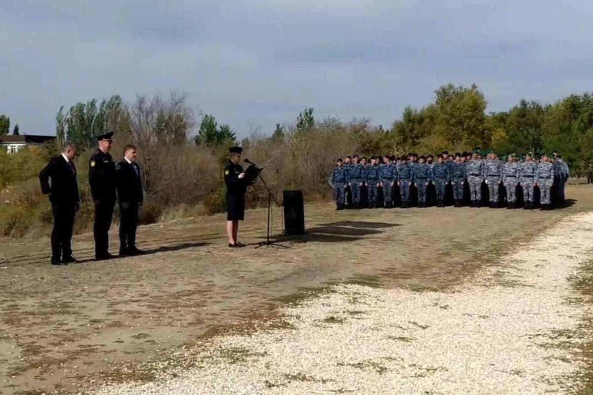 In Volgograd, the Deputy Director of the FSSP of the Russian Federation made “Shot of Memory” from Mamaev Kurgan