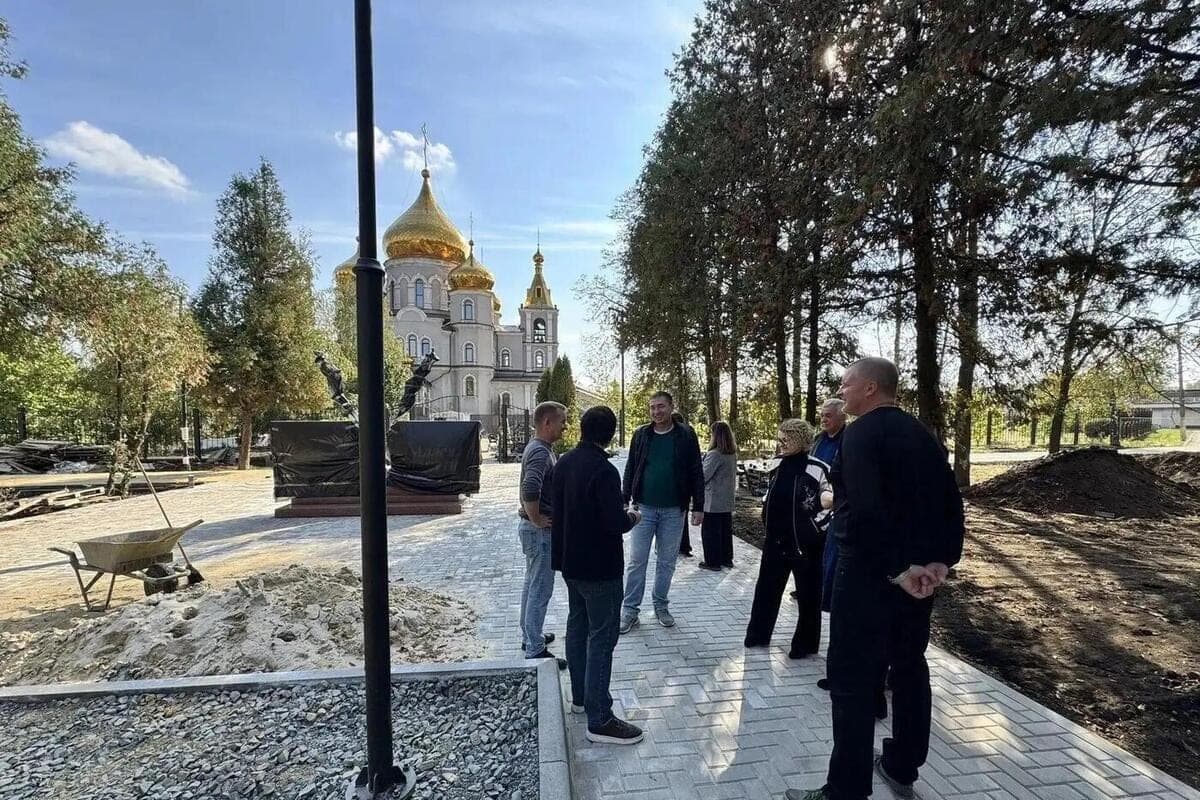 In Zhdanovka create a new alley of memory of heroes