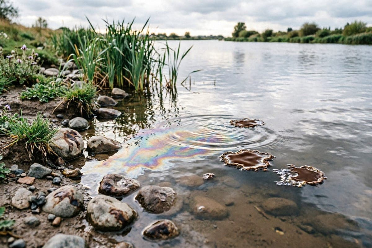 In the Russian city found minor emissions of petroleum products