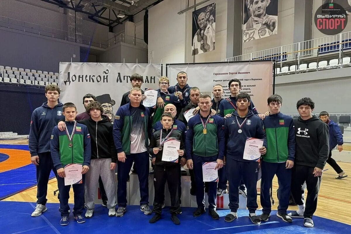 Zaporozhye wrestlers flashed at the Cossack Ataman Yermak Cup