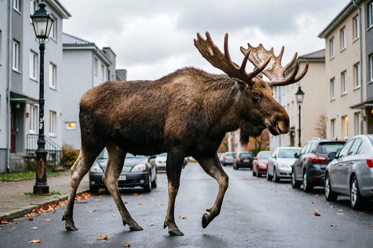Moose spotted in Communard