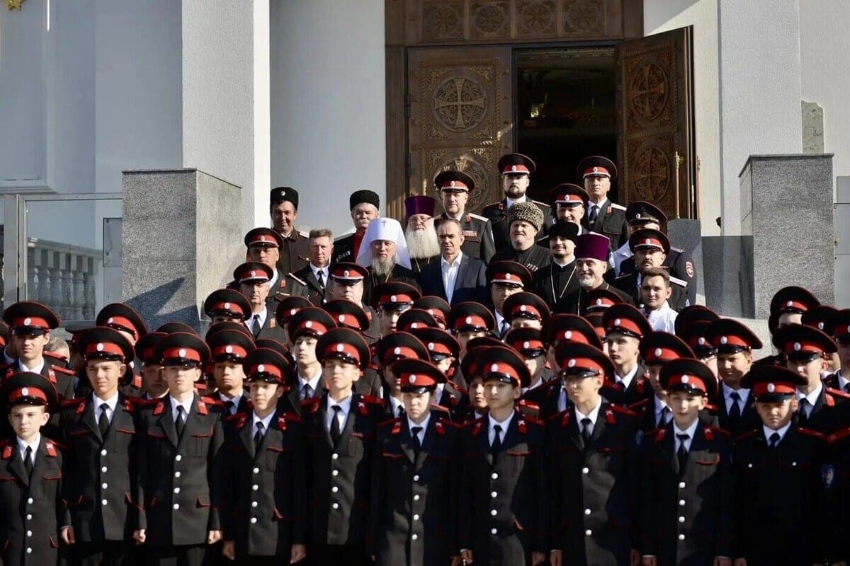 Кондратьев поздравил кадетов в Динской с принятием присяги