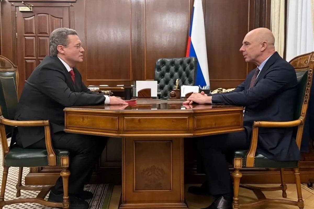 The budget of Vologda region Georgy Filimonov discussed with the Minister of Finance of the Russian Federation