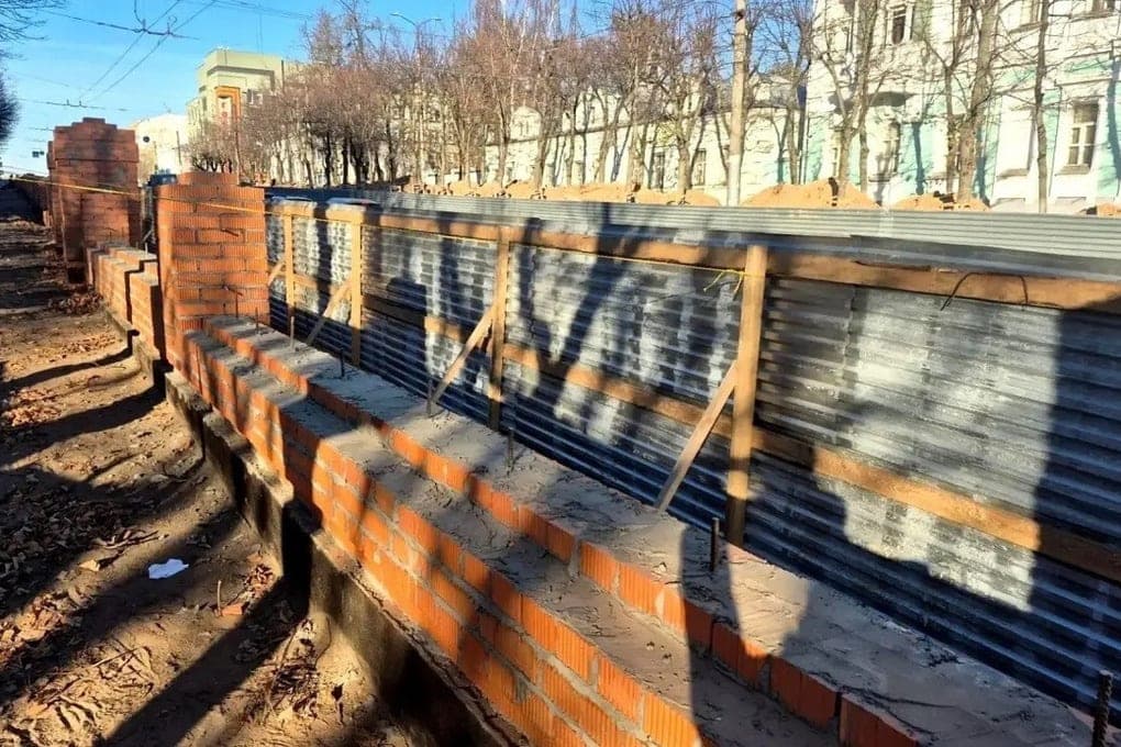 Восстановлено 65% подпорной стенки фабриканта Бурылина в Иванове