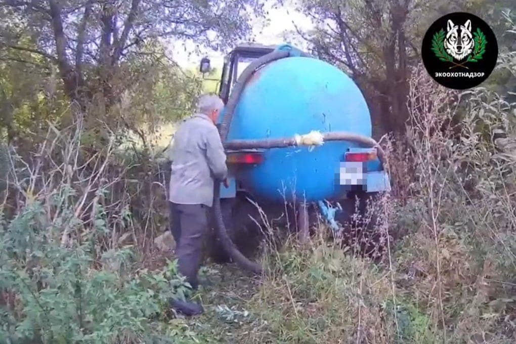 Gubkinets fined for draining waste into the forest belt