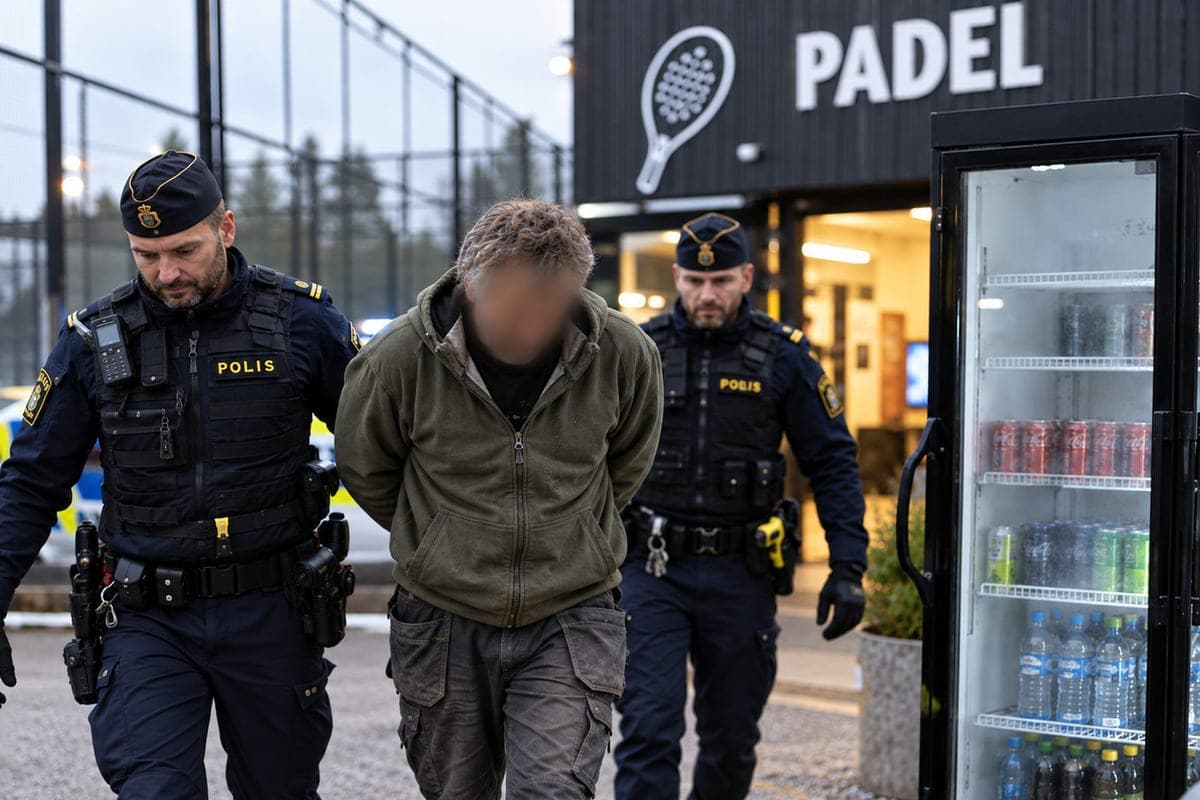 Man on drugs stole drink fridge from gym