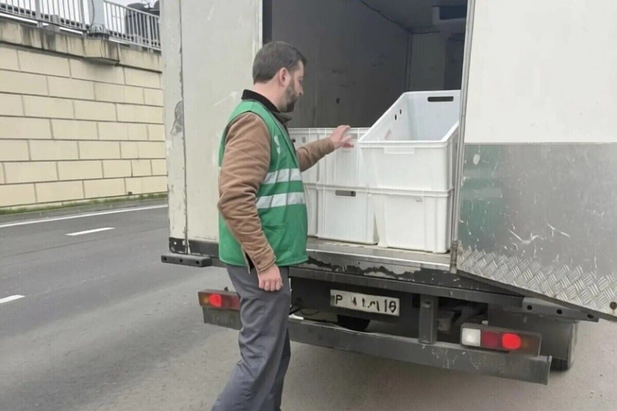 In the Kaliningrad region caught a truck with a ton of meat without documents