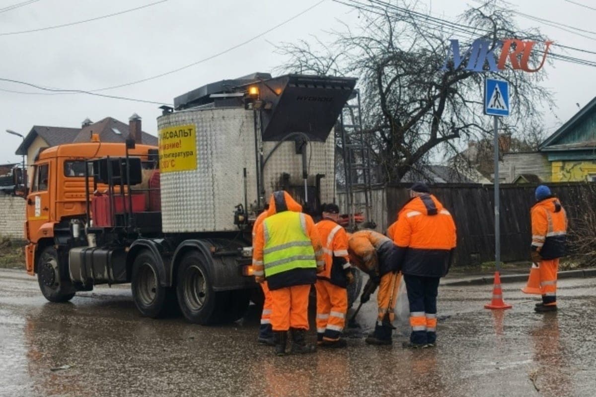 In Obninsk, roads are being fixed