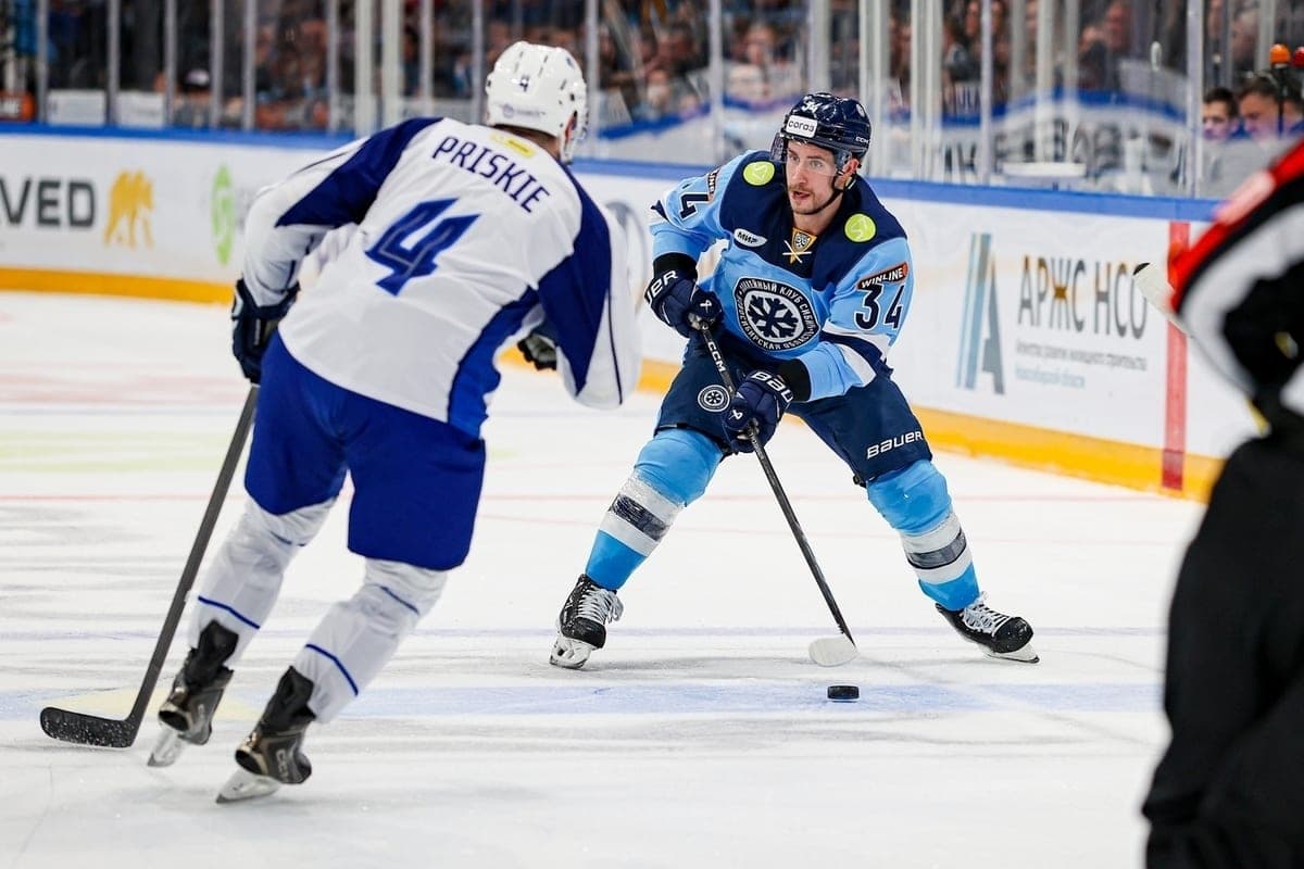 “Siberia” at home lost to “Barys” after the canceled goal