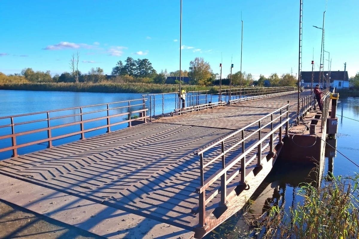 The pontoon crossing in Golovkino will work on a special schedule