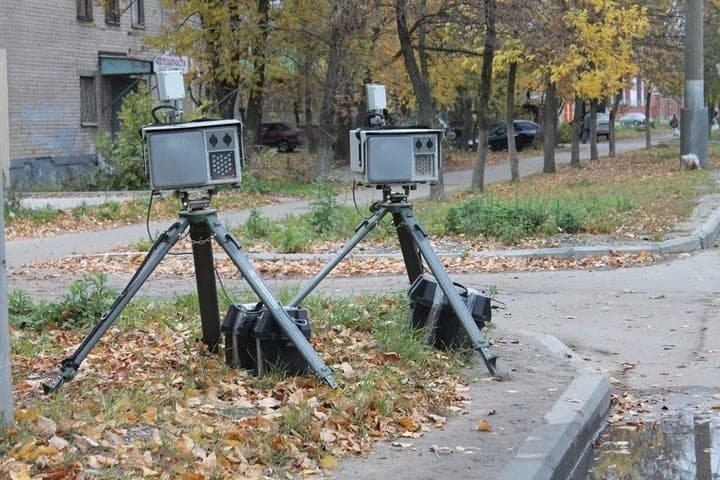 Places of placement of traffic cameras in the Vladimir region