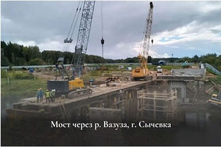 Vasily Anokhin: putting in order bridges in the Smolensk region