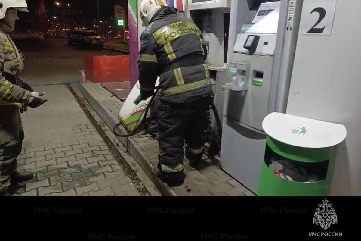 In Yekaterinburg there was a fire at the gas station