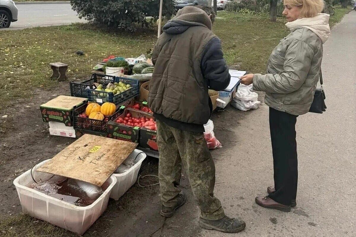In Kursk stopped illegal trade in two districts