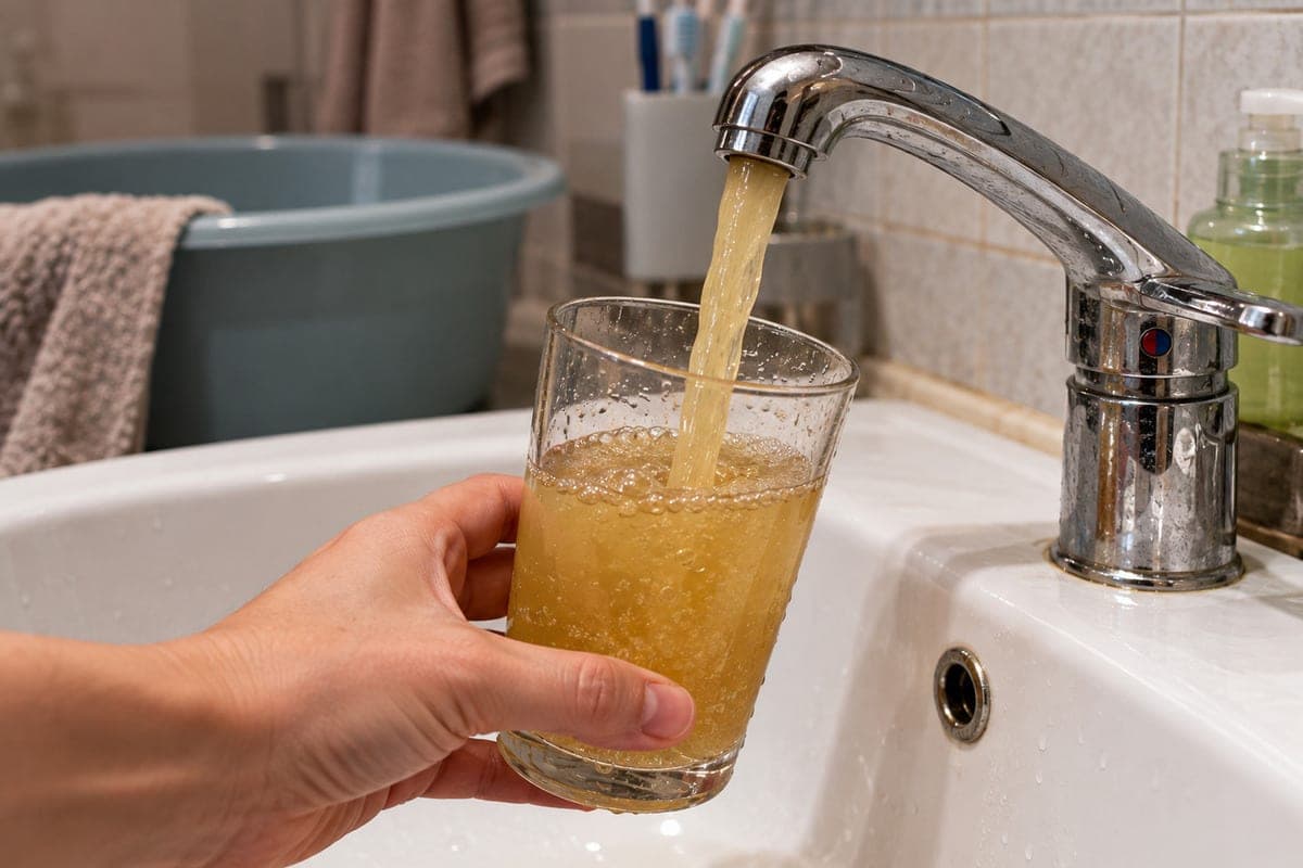 A little warm: residents of the Russian city from the taps poured water the color of apple juice
