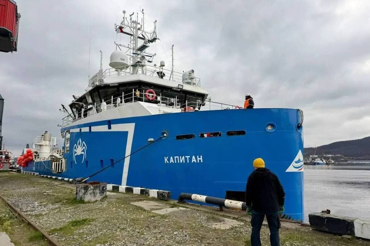 The new “Captain”-krabolov raced through storms from Nakhodka to Murmansk in 20 days