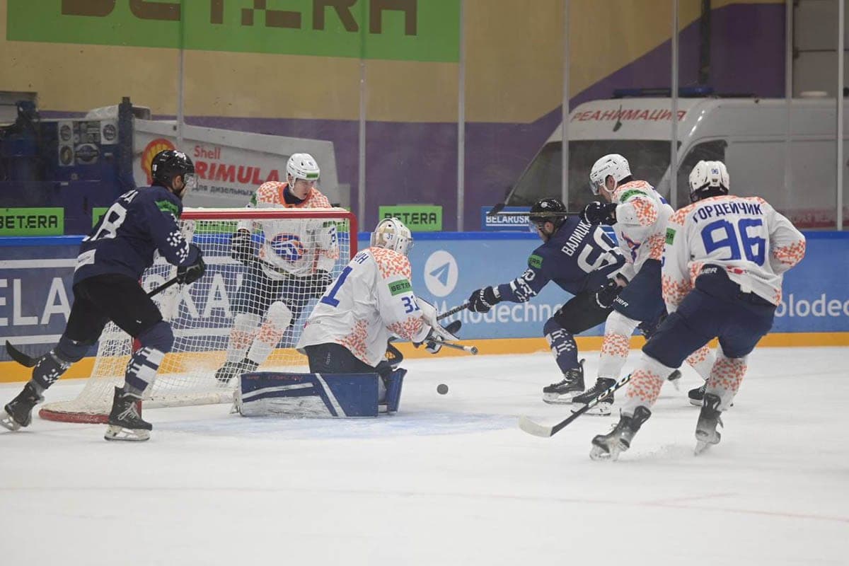 “Dynamo” from Molodechno defeated Orsha “Lokomotiv” in the game of hockey extraliga