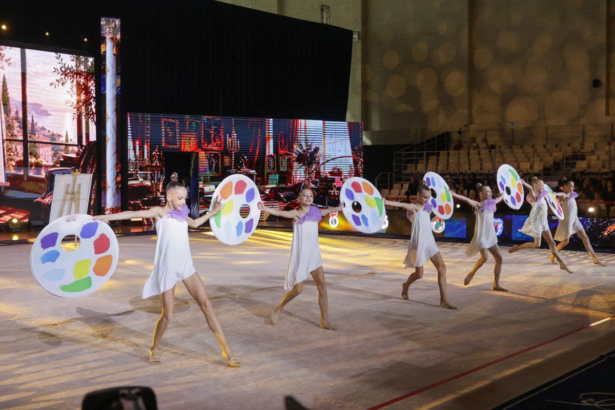 An international rhythmic gymnastics tournament for the prizes of Marina Lobach started in Minsk