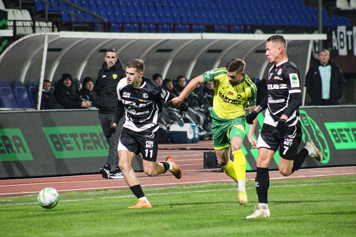 “ML Vitebsk” defeated Zhodino “Torpedo-BelaZ” in the game of the football championship of the country