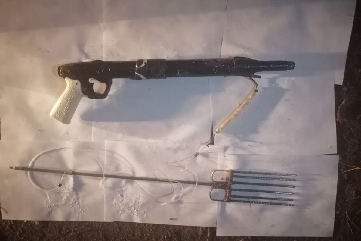In Glubok and Lepel districts detained underwater poachers: seized fish, crayfish and car