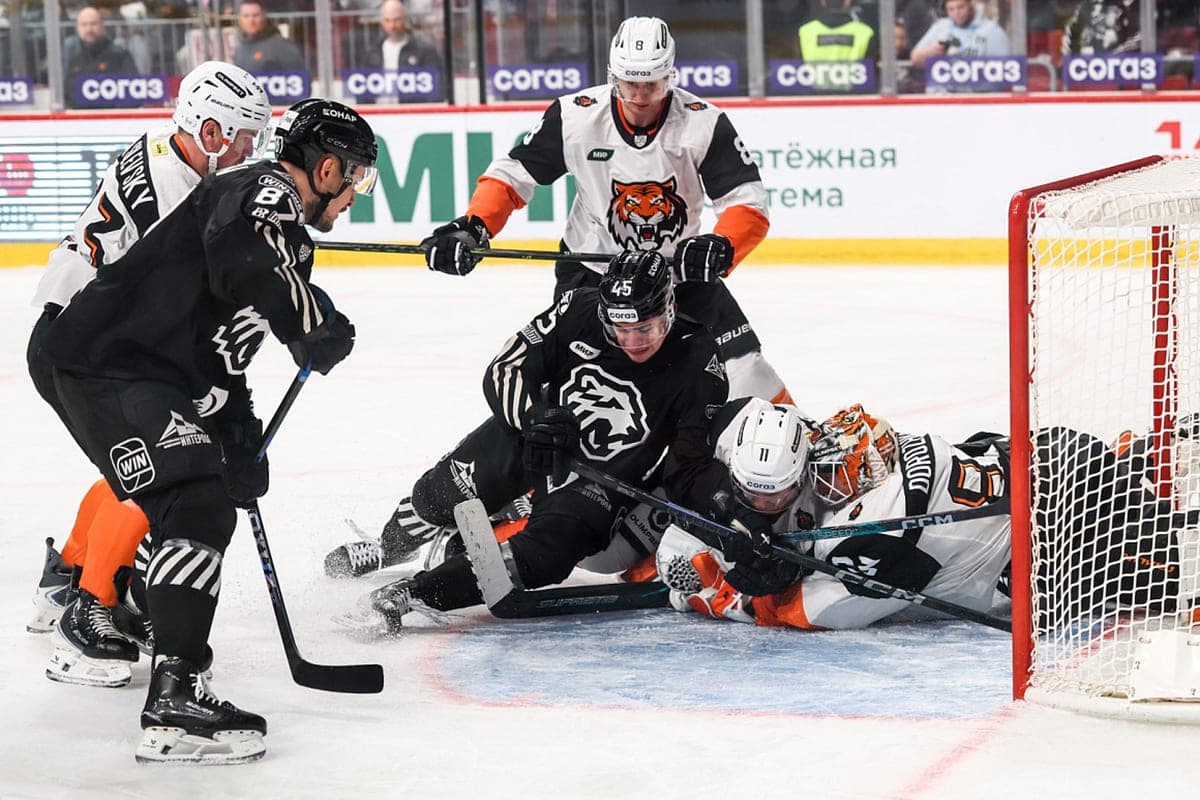 Khabarovsk “Amur” took over the Chelyabinsk “Tractor” in the match of the Kontinental hockey League
