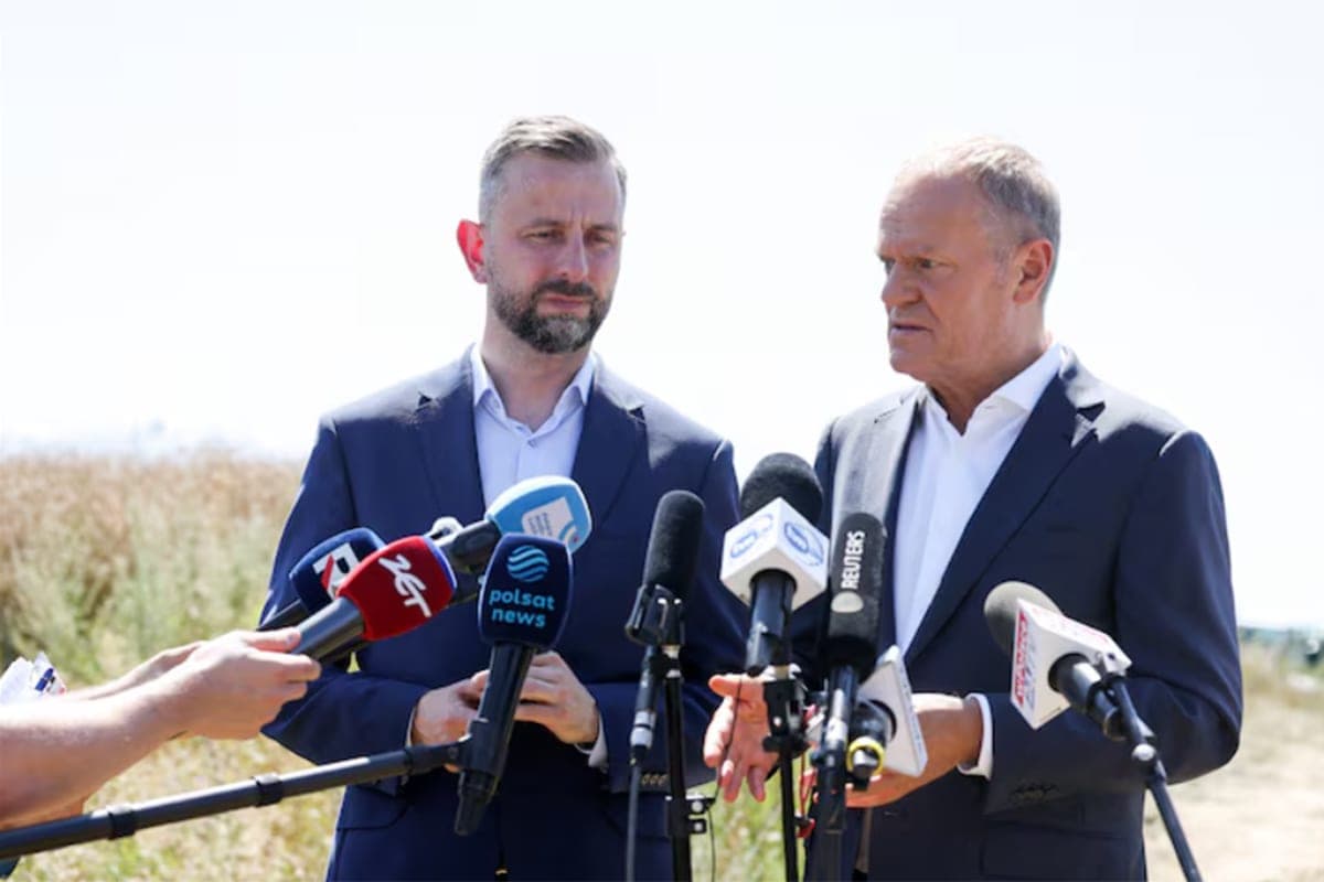 Polish police detained a man because of his threats against the Prime Minister and Minister of defense