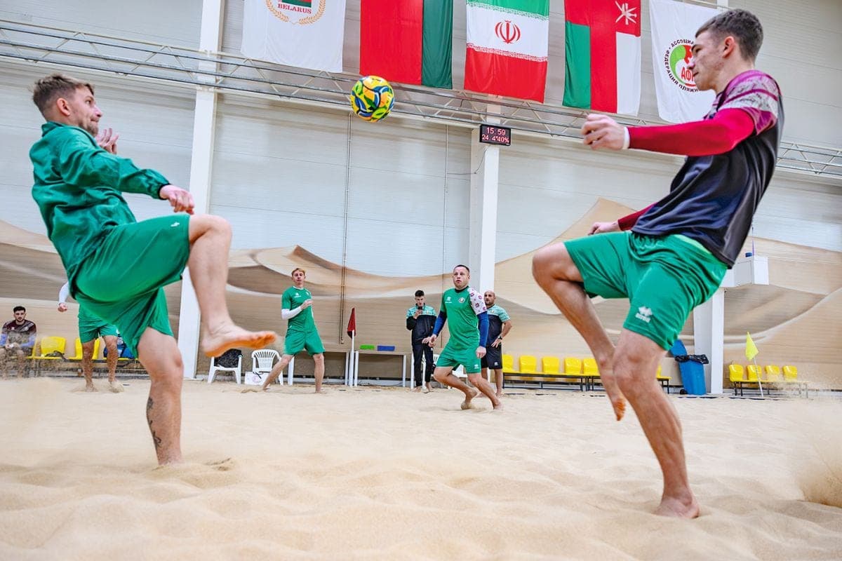 International Friendship Cup tournament on beach football started in Minsk