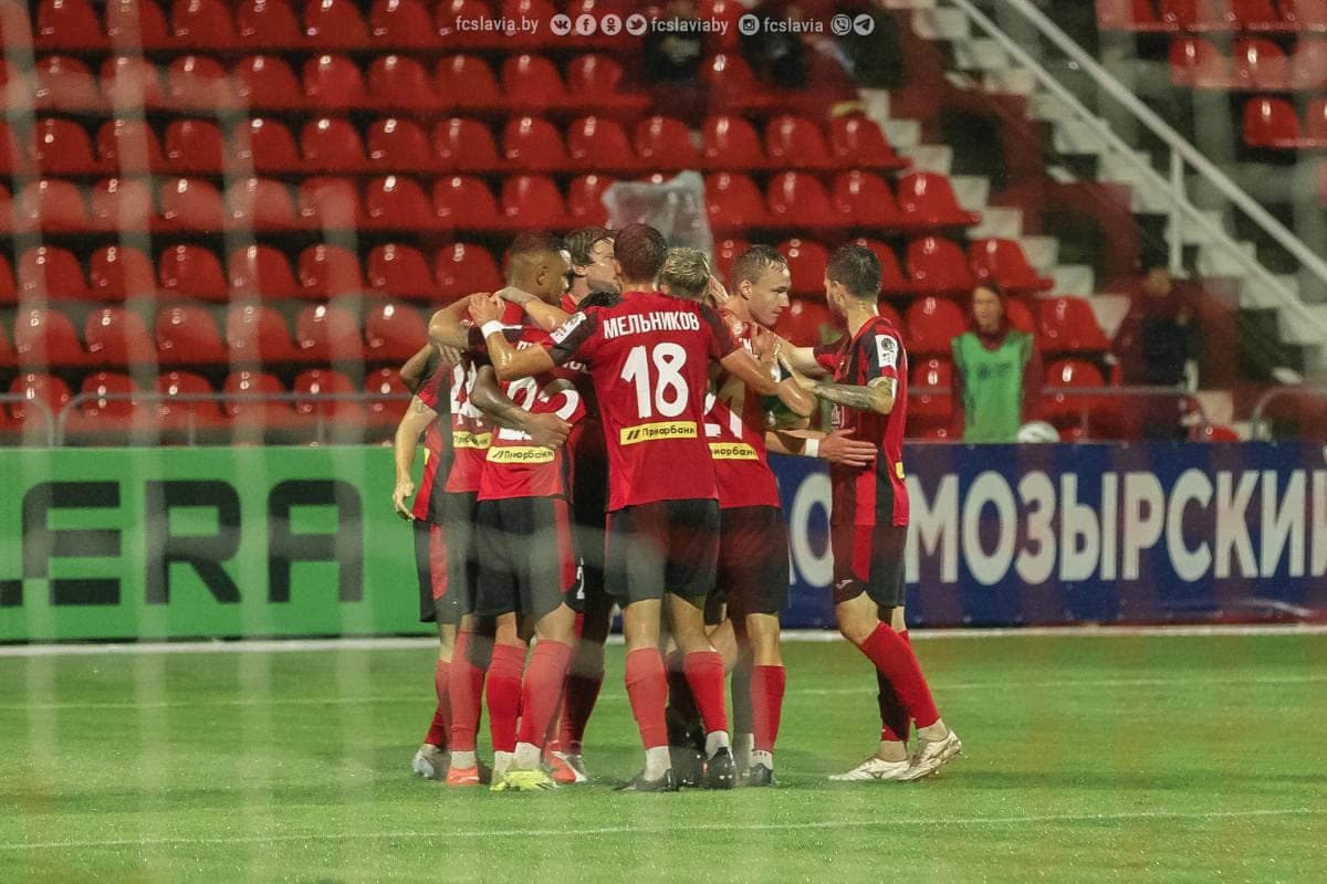 Mozyr “Slavia” won against Bobruiska “Belshina” in the match of the championship of Belarus on football