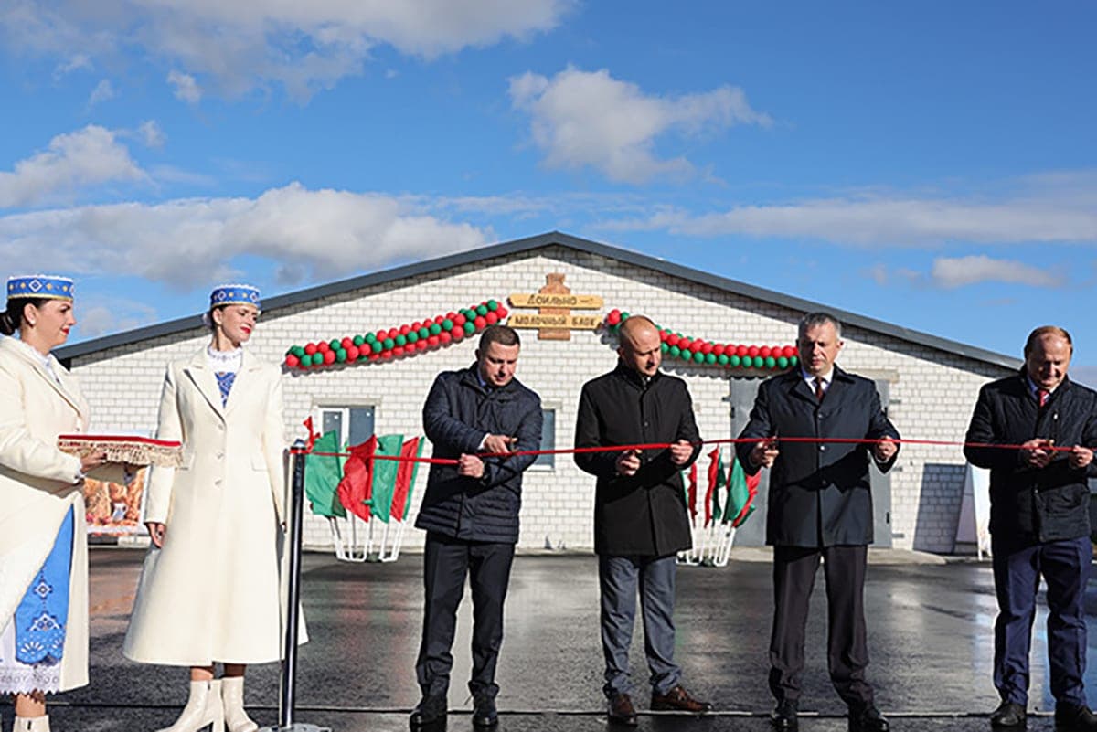 New modern dairy complex for 1330 heads opened in Kalinkovichi district