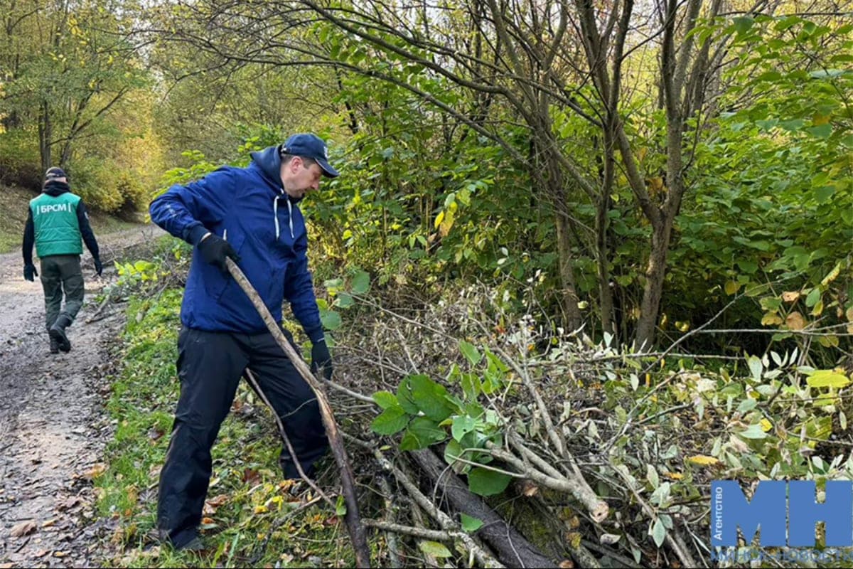 In Minsk on the ecological trail in Medvezhino held a Saturday