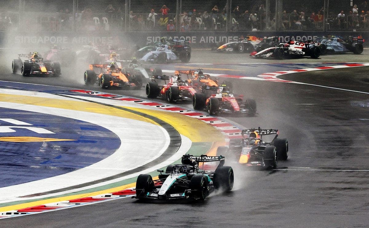 Formula 1 Singapore Grand Prix Sprint Singapore rain redesigned the sprint race in its own way