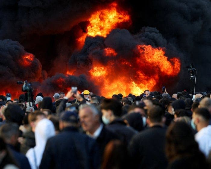 Student protests in Albania turn violent as demonstrators clash with police