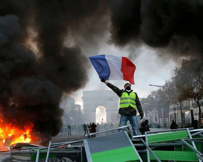 French borrowing costs hit 24-year high as civil unrest and budget fears spook markets