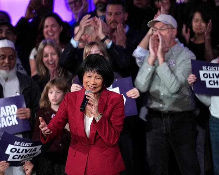 Olivia Chow elected as Toronto mayor for second term in victory for progressives