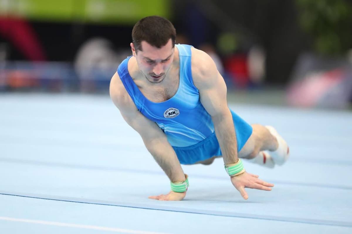 Yegor Sharamkov. Photo by the Belarusian Gymnastics Association
