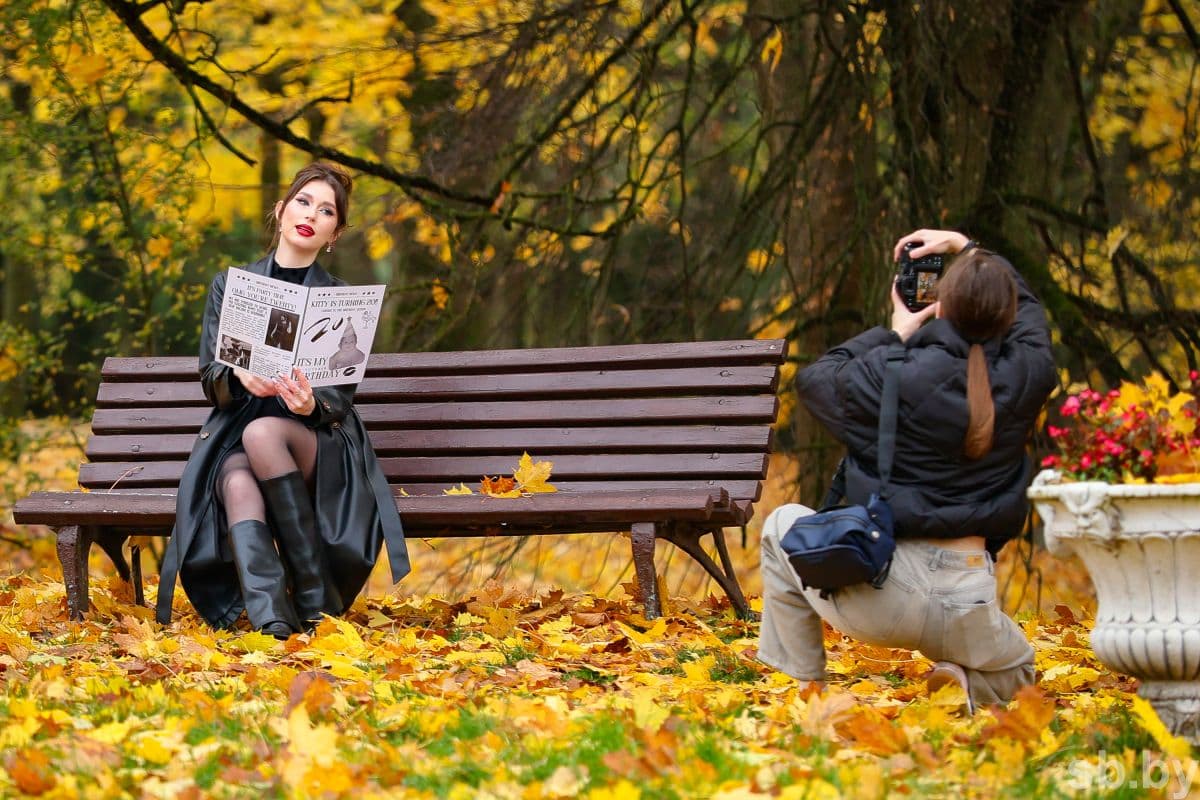 Фотосессия в золотых красках октября. Фото Анны Езерской.