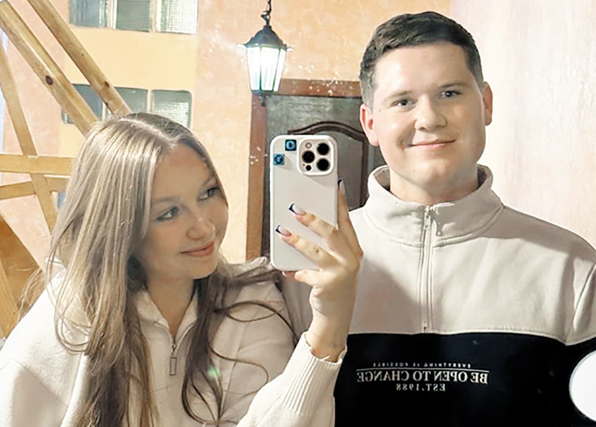 Nikita Shaikovsky and Polina Beresneva, students of the Faculty of Journalism of BSU