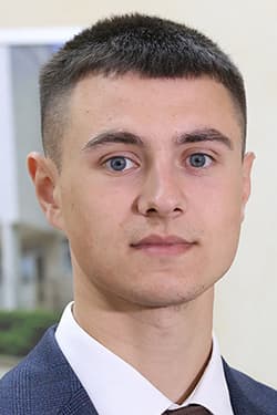 Sergey Senyuta, student of Grodno State Agrarian University
