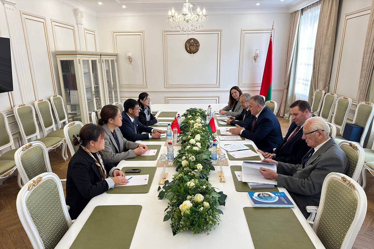 Photo: press service of the NAS of Belarus.