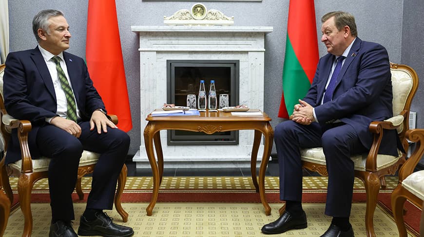 Rasul Bagirov and Sergey Aleynik. Photo by the Council of the Republic