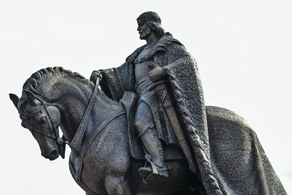 Le monument de Gedimin.