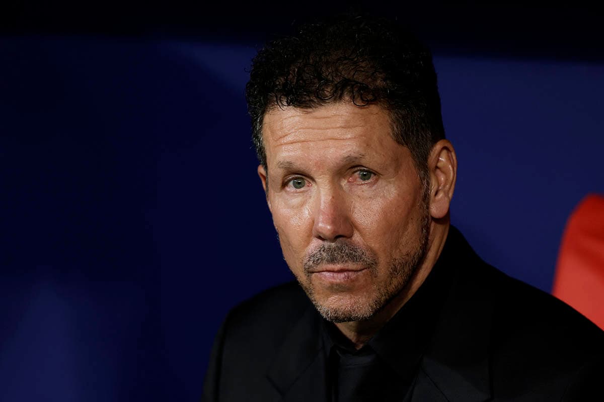 Trainer von Atletico Diego Simeone