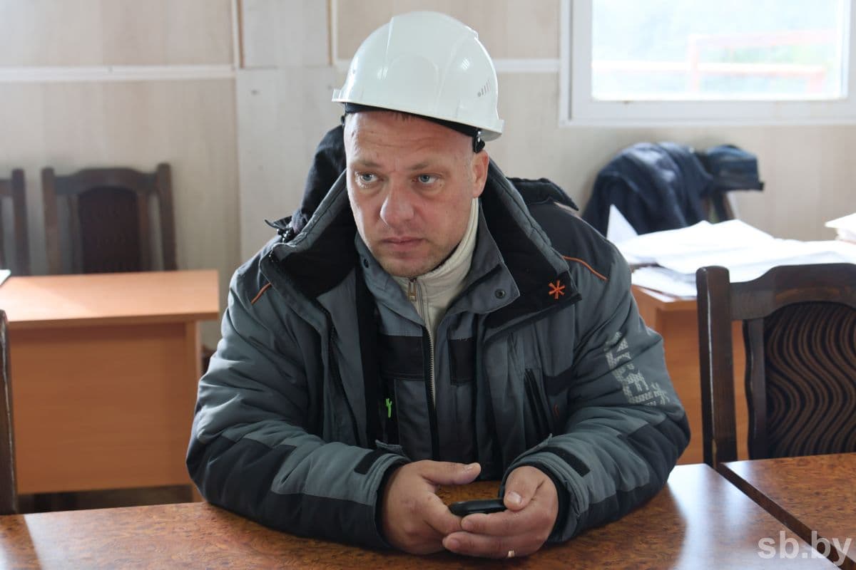 Foreman of OJSC "Mozyrpromstroy" Vitaly Vaskevich.