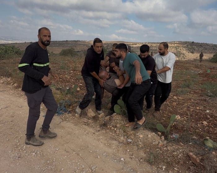 IDF soldier filmed shooting Palestinian in leg amid West Bank settler standoff