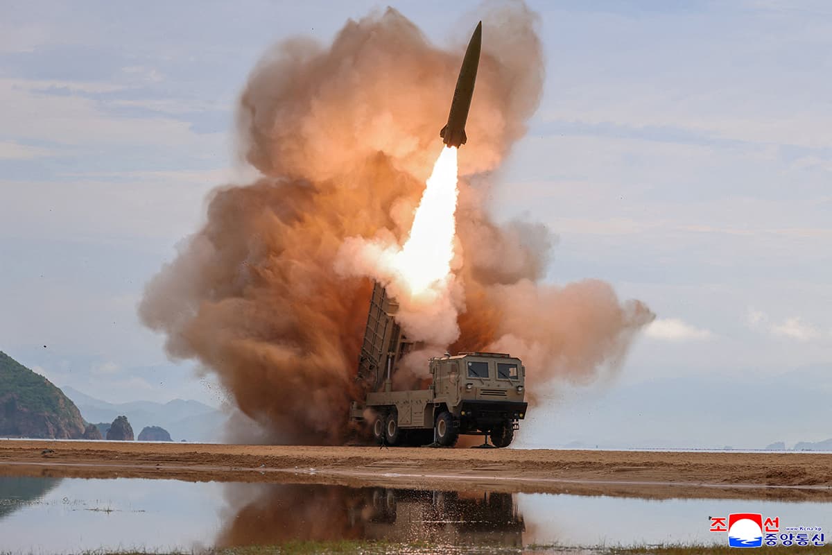 В КНДР заявили, что запуски ракет были частью учений с боевой стрельбой