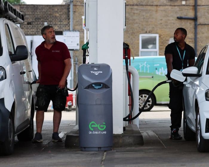UK inflation rises to 3.1% as motor fuel prices jump by almost a quarter